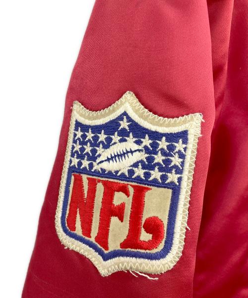 AUTHENTIC PRO LINE by STARTER（スターター）AUTHENTIC PRO LINE by STARTER (スターター) 90’s 「REDSKINS」スタジャン レッド サイズ:Ｌの古着・服飾アイテム