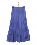 icBアイシービー）の古着「Waterproofプリーツスカート」｜ブルー