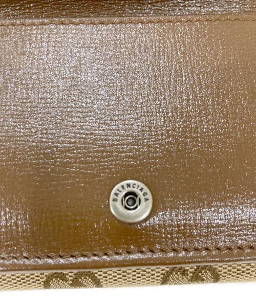 GUCCI（グッチ）GUCCI (グッチ) BALENCIAGA (バレンシアガ) The Hacker Neo Classic Wallet ブラウンの古着・服飾アイテム