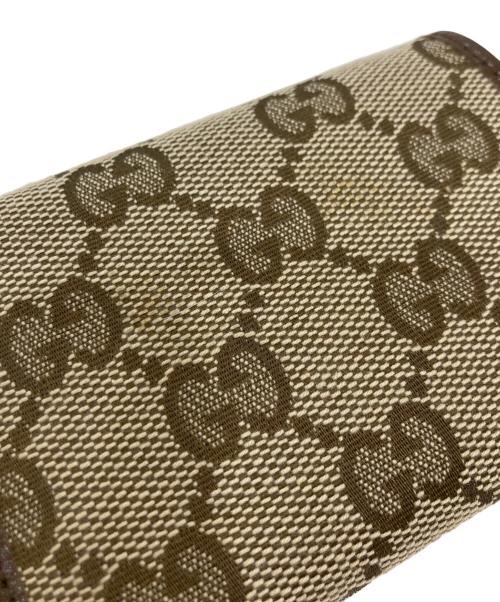 GUCCI（グッチ）GUCCI (グッチ) BALENCIAGA (バレンシアガ) The Hacker Neo Classic Wallet ブラウンの古着・服飾アイテム