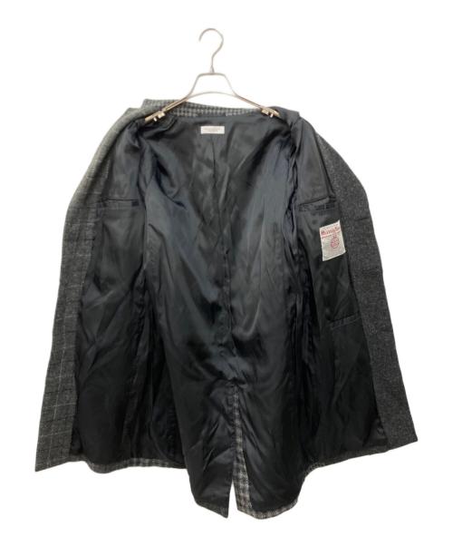 BEAUTY&YOUTH（ビューティーアンドユース）BEAUTY&YOUTH (ビューティーアンドユース) Harris Tweed (ハリスツイード) クレイジー チェスターコート グレー サイズ:Ｌの古着・服飾アイテム