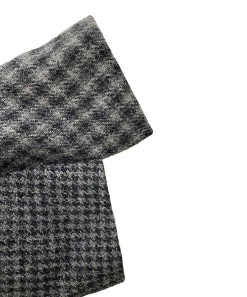 BEAUTY&YOUTH（ビューティーアンドユース）BEAUTY&YOUTH (ビューティーアンドユース) Harris Tweed (ハリスツイード) クレイジー チェスターコート グレー サイズ:Ｌの古着・服飾アイテム