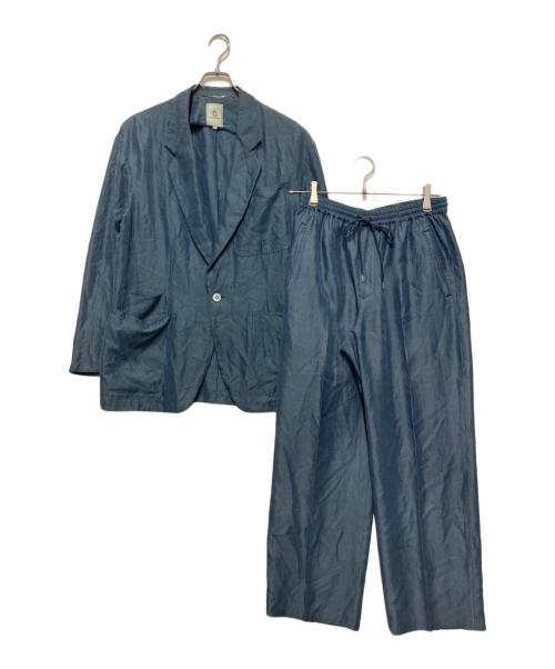 MANDO（マンドー）MANDO (マンドー) シルク混製品染めセットアップ ネイビー サイズ:1の古着・服飾アイテム