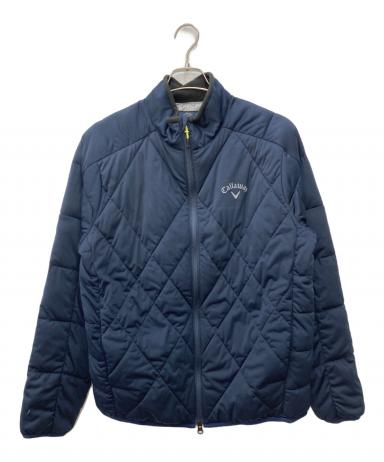 未使用品！Callaway レディースジャケット ネイビー CALLAWAY キャロウェイ ジップジャケット ネイビー系 M ゴルフウェア