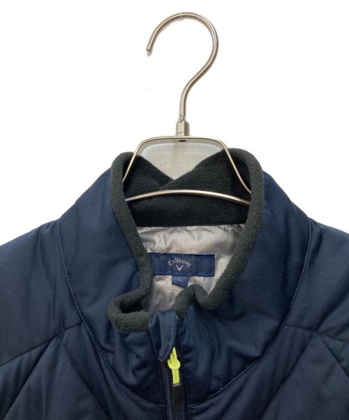 Callaway（キャロウェイ）Callaway (キャロウェイ) ストレッチフルジップ中綿ブルゾン ネイビー サイズ:Ｌの古着・服飾アイテム