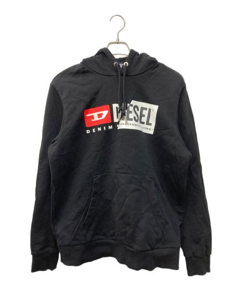 DIESEL（ディーゼル）DIESEL (ディーゼル) パーカー ブラック サイズ:Ｌの古着・服飾アイテム