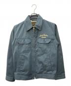 THE CALEEザ・キャリー）の古着「刺繍ジップジャケット」｜グリーン