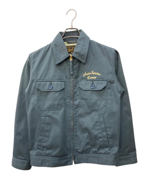 THE CALEE（ザ・キャリー）THE CALEE (ザ・キャリー) 刺繍ジップジャケット グリーン サイズ:Mの古着・服飾アイテム