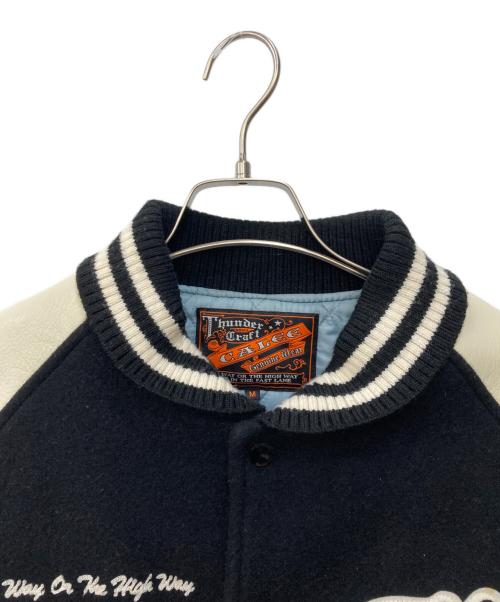 CALEE（キャリー）CALEE (キャリー) スタジャン ブラック サイズ:Mの古着・服飾アイテム