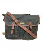 POLO RALPH LAURENポロ・ラルフローレン）の古着「オイルドメッセンジャーバッグ」｜オリーブ