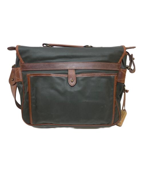 POLO RALPH LAUREN（ポロ・ラルフローレン）POLO RALPH LAUREN (ポロ・ラルフローレン) オイルドメッセンジャーバッグ オリーブの古着・服飾アイテム
