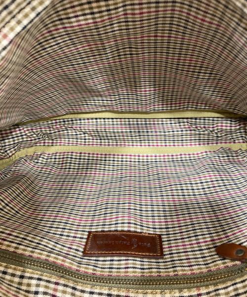 POLO RALPH LAUREN（ポロ・ラルフローレン）POLO RALPH LAUREN (ポロ・ラルフローレン) オイルドメッセンジャーバッグ オリーブの古着・服飾アイテム