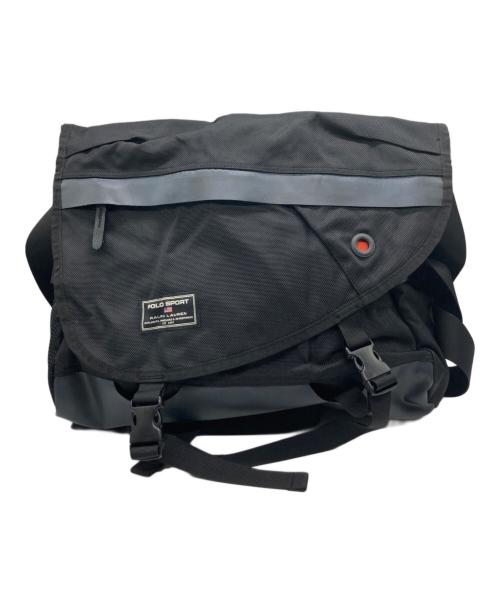 POLO SPORT（ポロスポーツ）POLO SPORT (ポロスポーツ) メッセンジャーバッグ ブラックの古着・服飾アイテム