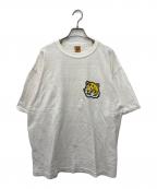HUMAN MADE×KAWSヒューマンメイド×カウズ）の古着「タイガープリントtシャツ」｜ホワイト