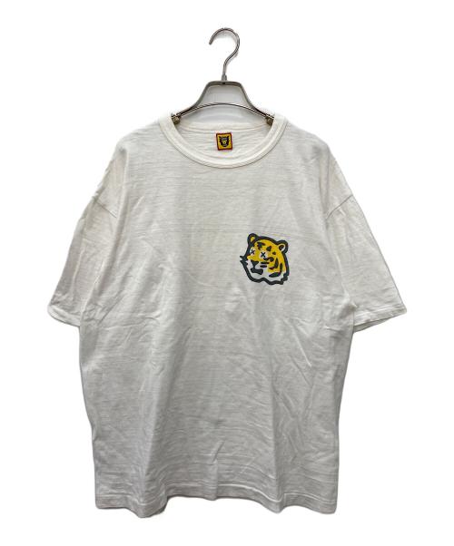 HUMAN MADE（ヒューマンメイド）HUMAN MADE (ヒューマンメイド) KAWS (カウズ) タイガープリントtシャツ ホワイト サイズ:不明の古着・服飾アイテム