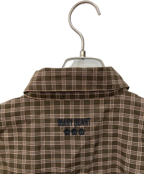MARY QUANT（マリークヮント）MARY QUANT (マリークヮント) チェックシャツ ブラウン サイズ:FREEの古着・服飾アイテム