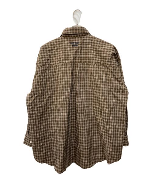 MARY QUANT（マリークヮント）MARY QUANT (マリークヮント) チェックシャツ ブラウン サイズ:FREEの古着・服飾アイテム