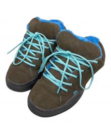 ERL（イーアールエル）の古着「SUEDE VAMP SKATE SNEAKER LEA」｜ブラウン