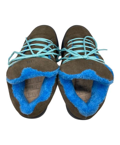 ERL（イーアールエル）ERL (イーアールエル) SUEDE VAMP SKATE SNEAKER LEA ブラウン サイズ:11の古着・服飾アイテム