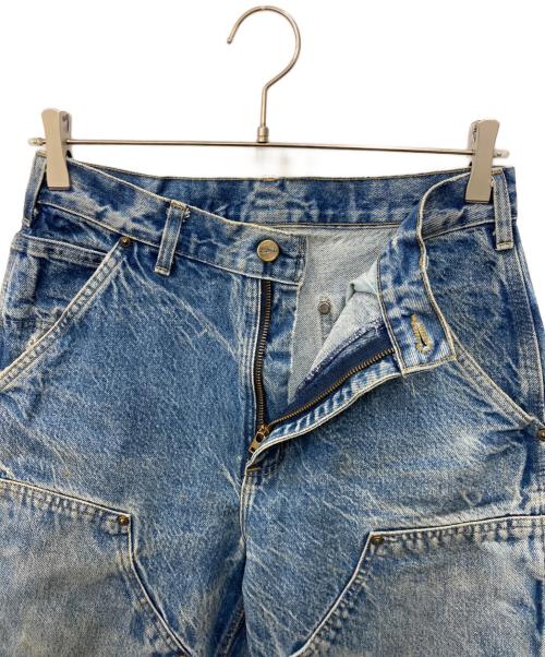 CarHartt（カーハート）CarHartt (カーハート) ダブルニーペインターパンツ インディゴ サイズ:W30（76㎝）の古着・服飾アイテム