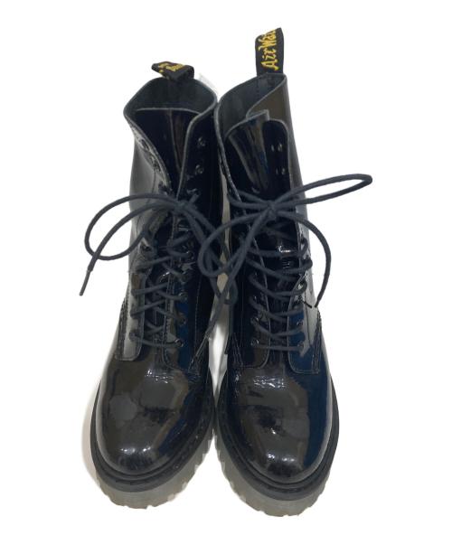 Dr.Martens（ドクターマーチン）Dr.Martens (ドクターマーチン) エナメルブーツ ブラック サイズ:6の古着・服飾アイテム