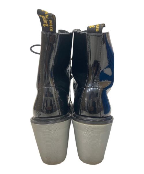 Dr.Martens（ドクターマーチン）Dr.Martens (ドクターマーチン) エナメルブーツ ブラック サイズ:6の古着・服飾アイテム