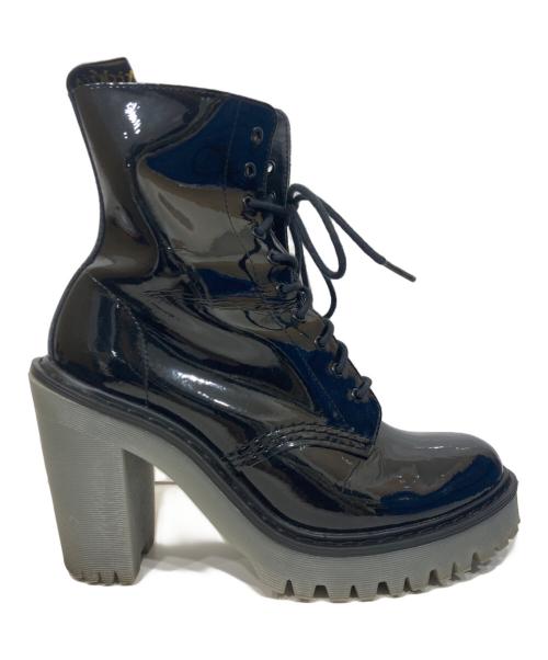 Dr.Martens（ドクターマーチン）Dr.Martens (ドクターマーチン) エナメルブーツ ブラック サイズ:6の古着・服飾アイテム