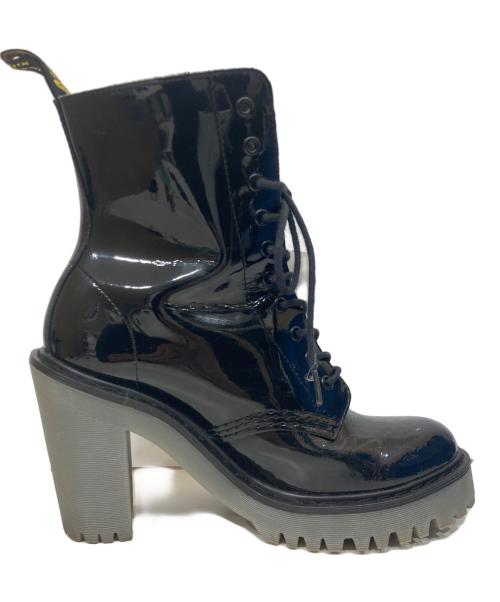 Dr.Martens（ドクターマーチン）Dr.Martens (ドクターマーチン) エナメルブーツ ブラック サイズ:6の古着・服飾アイテム