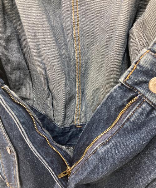 moussy（マウジー）moussy (マウジー) DENIM SHORT ジャンプスーツ インディゴ サイズ:1の古着・服飾アイテム