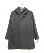 GALERIE VIEギャルリーヴィー）の古着「カシミヤ100％フーデッドコート」｜グレー