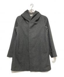 GALERIE VIE（ギャルリーヴィー）の古着「カシミヤ100％フーデッドコート」｜グレー