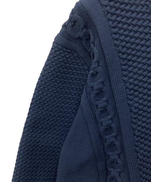 ADORE（アドーア）ADORE (アドーア) フォルムドバスケットニットトップス ネイビー サイズ:Mの古着・服飾アイテム