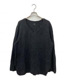 Spick and Span（スピック＆スパン）の古着「Vネックルーズニット」｜グレー