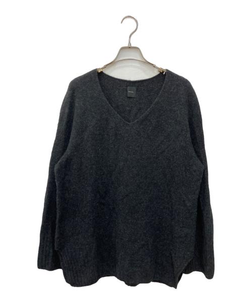 Spick and Span（スピック＆スパン）Spick and Span (スピック＆スパン) Vネックルーズニット グレー サイズ:不明の古着・服飾アイテム