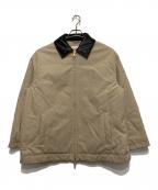 CALUXキャラクス）の古着「ZIP UP ジャケット」｜ベージュ