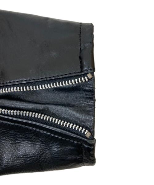 HARLEY-DAVIDSON（ハーレーダビッドソン）HARLEY-DAVIDSON (ハーレーダビッドソン) ホースハイドダブルライダースジャケット ブラック サイズ:44の古着・服飾アイテム