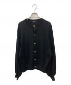 ORCIVALオーシバル）の古着「メタルボタンカーディガン」｜ブラック