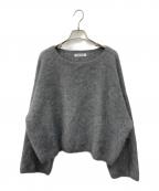 BABYLONEバビロン）の古着「フォックスカシミヤニットプルオーバー」｜グレー