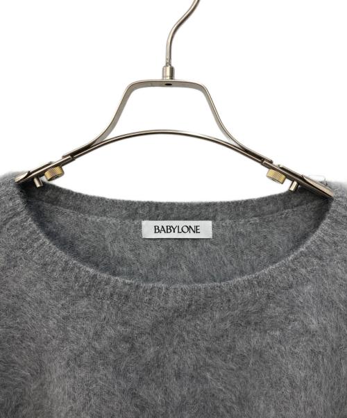 BABYLONE（バビロン）BABYLONE (バビロン) フォックスカシミヤニットプルオーバー グレー サイズ:FREEの古着・服飾アイテム