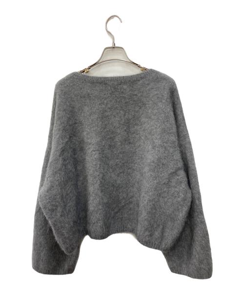 BABYLONE（バビロン）BABYLONE (バビロン) フォックスカシミヤニットプルオーバー グレー サイズ:FREEの古着・服飾アイテム
