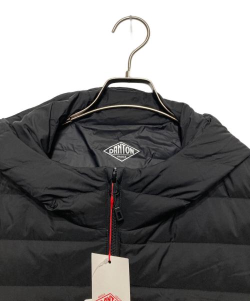 DANTON（ダントン）DANTON (ダントン) NYLON TAFFETA MIDDLE DOWN HOODED COAT/ミドルダウン フード付きコート ブラック サイズ:Ⅿ 未使用品の古着・服飾アイテム