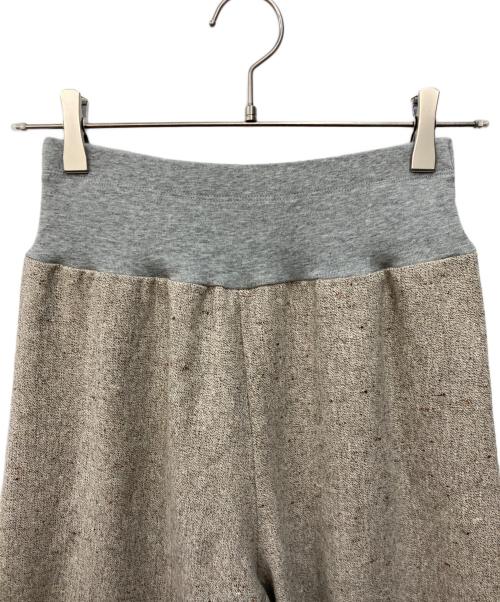 BEARDSLEY（ビアズリー）BEARDSLEY (ビアズリー) カラーネップツイードウエストリブパンツ グレー サイズ:SIZE 0の古着・服飾アイテム