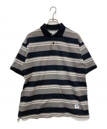 CHALLENGER（チャレンジャー）の古着「S/S BORDER POLO」｜グレー