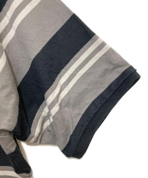 CHALLENGER（チャレンジャー）CHALLENGER (チャレンジャー) S/S BORDER POLO グレー サイズ:LARGEの古着・服飾アイテム