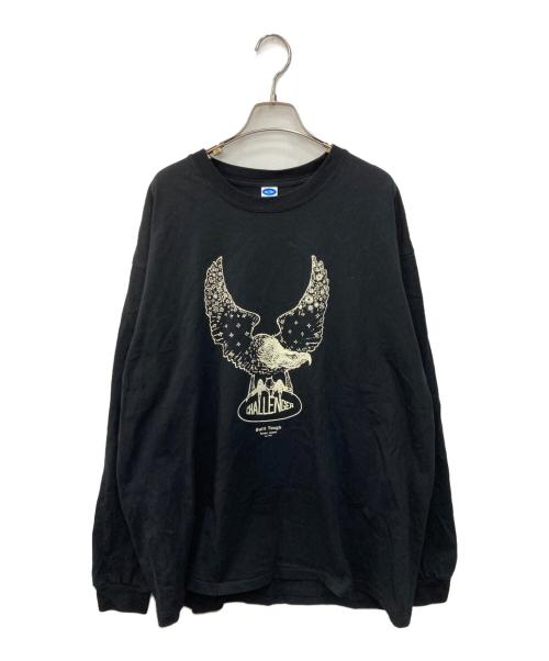 CHALLENGER（チャレンジャー）CHALLENGER (チャレンジャー) L/S OVALEAGLE TEE ブラック サイズ:XLの古着・服飾アイテム