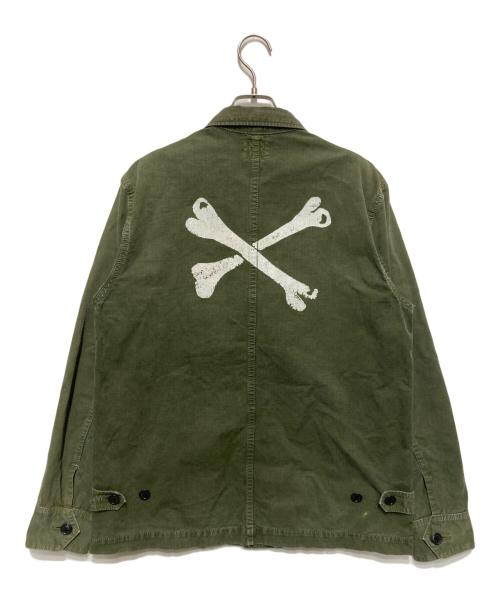 WTAPS（ダブルタップス）WTAPS (ダブルタップス) JUNGLE L/S SHIRTS COTTON RIPSTOP グリーン サイズ:3の古着・服飾アイテム