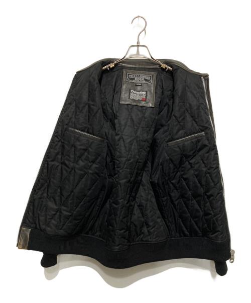 CHALLENGER（チャレンジャー）CHALLENGER (チャレンジャー) BOMB DROP A-2 FLIGHT JACKET ブラック サイズ:Lの古着・服飾アイテム