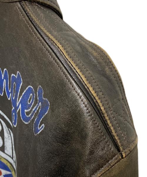 CHALLENGER（チャレンジャー）CHALLENGER (チャレンジャー) BOMB DROP A-2 FLIGHT JACKET ブラック サイズ:Lの古着・服飾アイテム