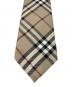 BURBERRY BLACK LABEL (バーバリーブラックレーベル) ノヴァチェック柄ネクタイ ベージュ サイズ:不明：6000円