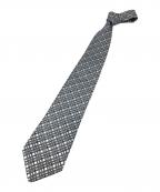 CHANELシャネル）の古着「ココマークシルクネクタイ」｜グレー